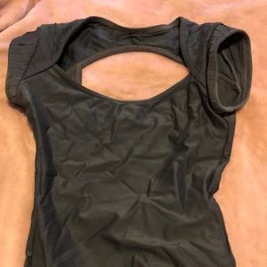 Gray leotard